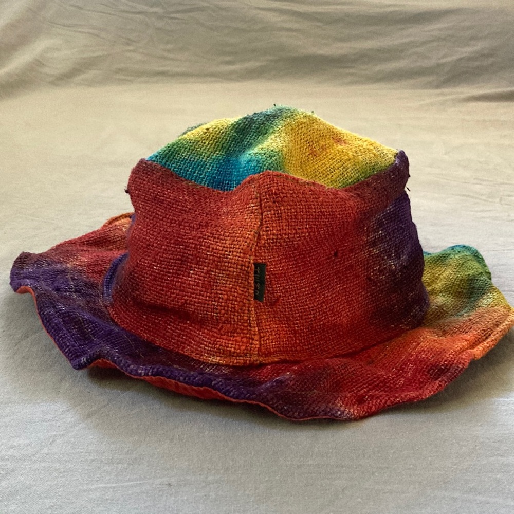 Tye Dye Hemp Sun hat